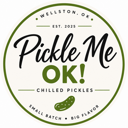 Pickle Me OK! stamp logo